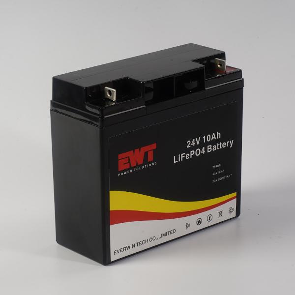 24V 10Ah LiFePO4 Battery Pack With BMS for Renewable Energy Systems