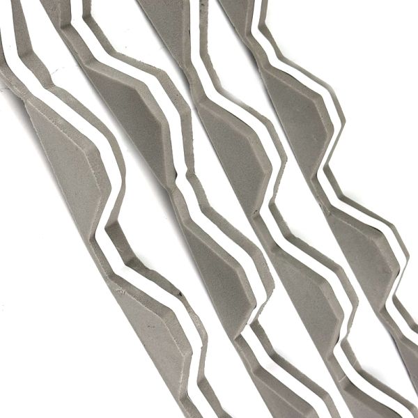 45kg/M3 Corrugated Metal Roof Closure Strips Waterproof Corrugated Foam Filler Strips
