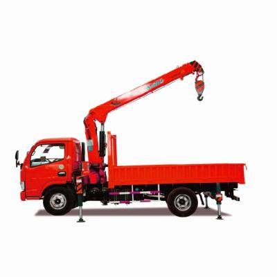 Mini 3.2 Ton Hydraulic Stiff Arm Truck Mounted Crane Lorry Crane