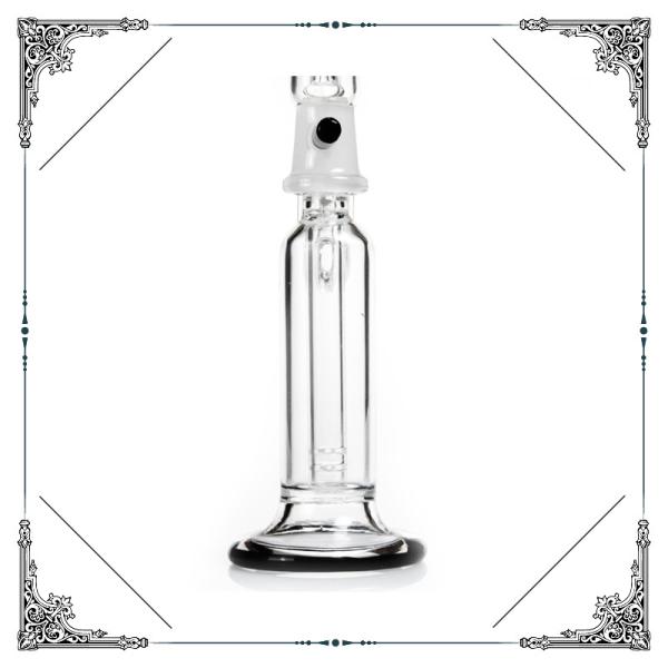 7 Inches 4 Slit Perc Dab Oil Rig Mini Smoking Water Pipes Hand Blown