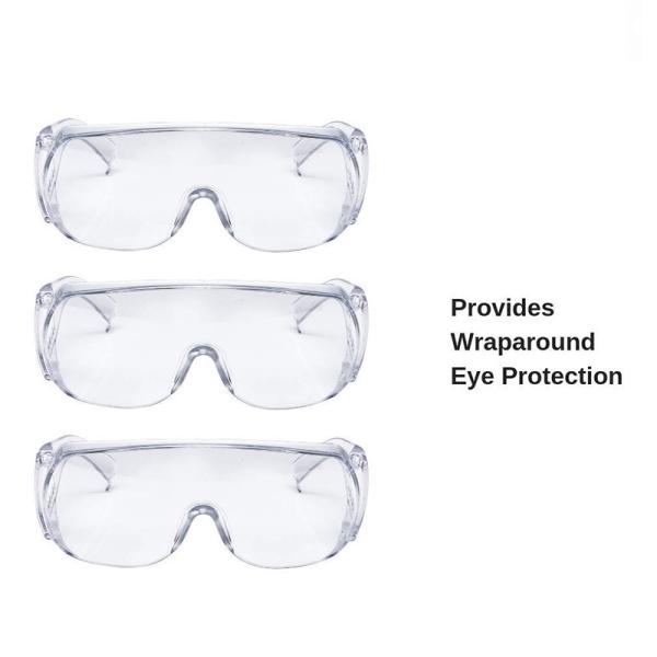 Transparent Medical Safety Goggles Widely Use For Hospital Anti Scratch