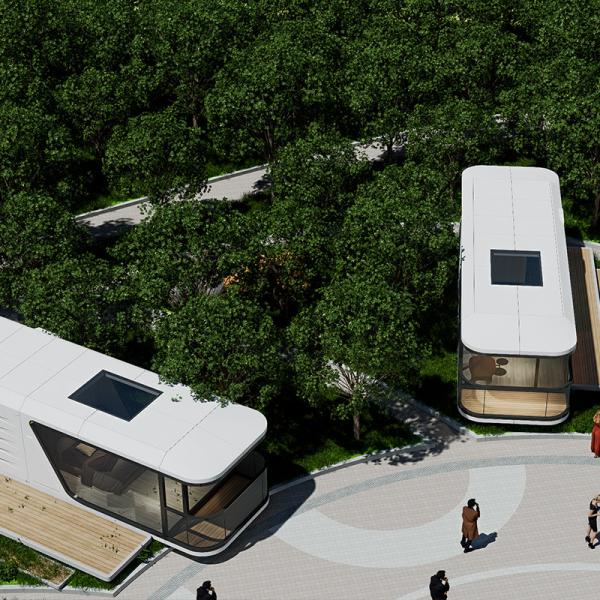 Fuqian High-End Steel Structure Space Capsule Redefining Exterior Camping Experience