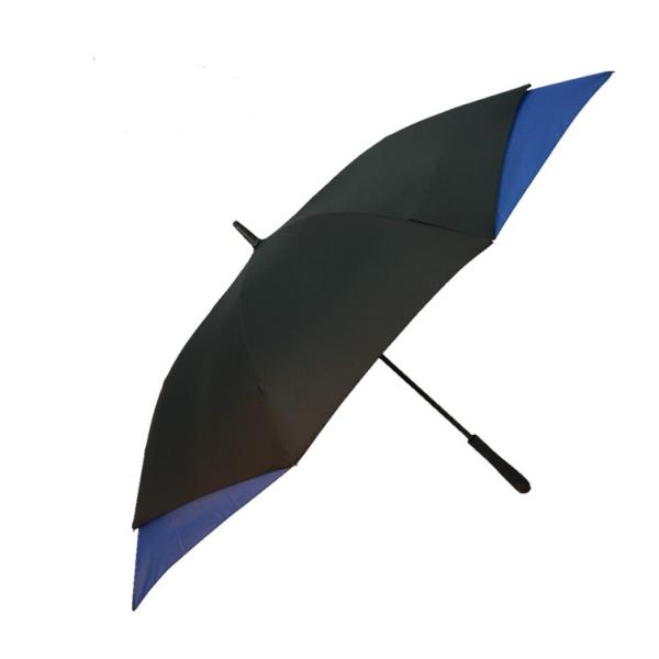 large Invention Flexible Auto Open Umbrella Fiberglass Crazy Golf Umbrellas For Couple Or Men