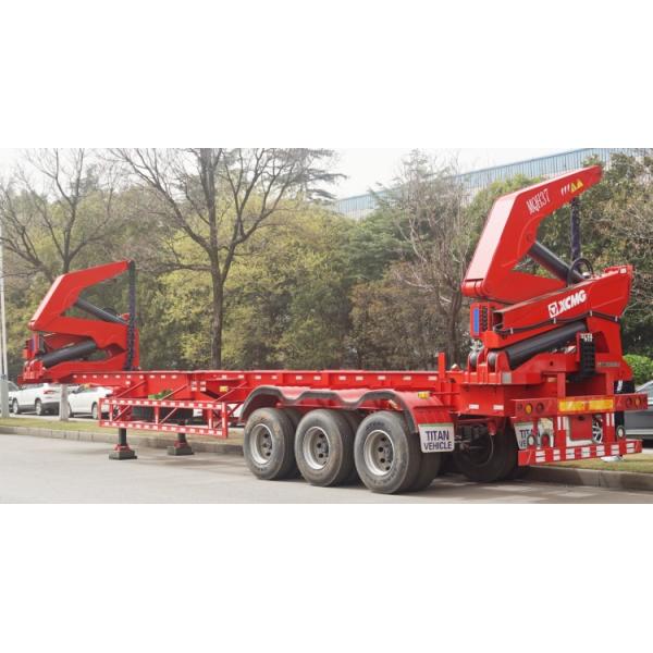 TITAN 37/40/45 Ton Sideloader Container Truck Trailer 40 Ft for Sale Manufacturer Steelbro