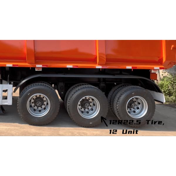TITAN Hydraulic 3 Axle Tipper Semi Trailer Tractor Tipper Trailer for Sale Near Me in Mauritius
