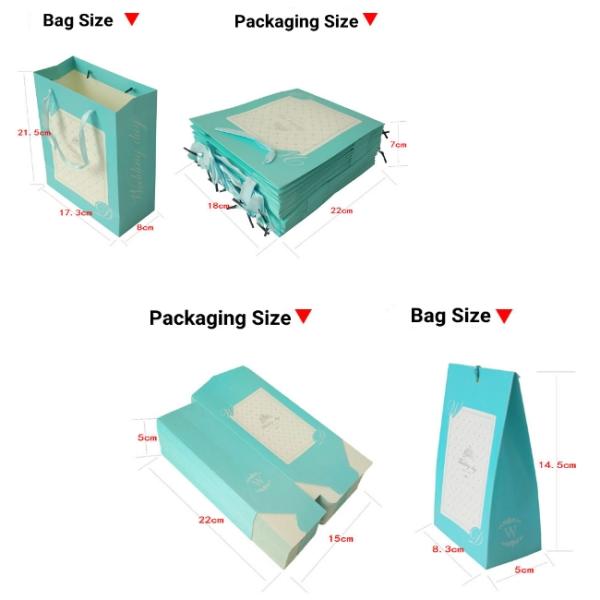 Крона утюга серебряная напечатала бумажные мешки Eco дружелюбный бумажный подарок кладет 35g/Pcs в мешки