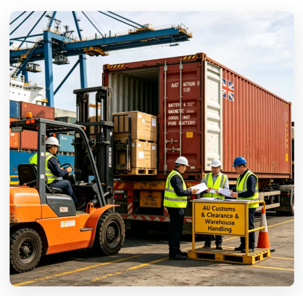 Sea DDP Shipping to Australia Door To Door  for Battery / Magnetic Goods