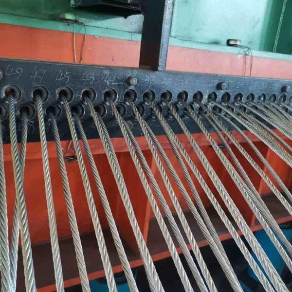 6.3mm 6X19 S Seale 1770 MPa Governador de elevador galvanizado Cabo de fio de aço