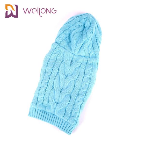 Акриловая ткань собаки вяжет свитер Hoodie собаки Sherpa свитера любимца мягкий