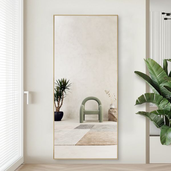 Vintage Ornate PS Frame Full Length Mirror , Antique Style Floor Mirror Without Light