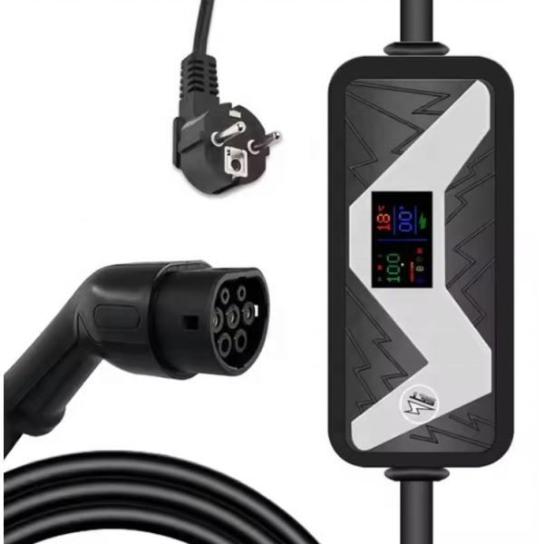 10A/13A/16A/20A Type2 Plug EV Charger -30°C 50°C for Retrofit/Upgrade Home Edition