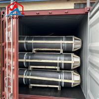 100-750 mm électrodes de graphite UHP HP RP électrode de graphite pour fourneau Eaf Lf