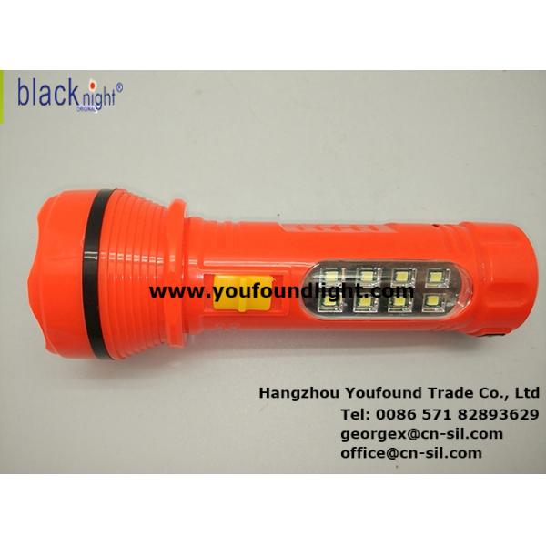 BN-401-1S Emergency Lighter Solar Torchlight LED Flashlight with Side Lamp