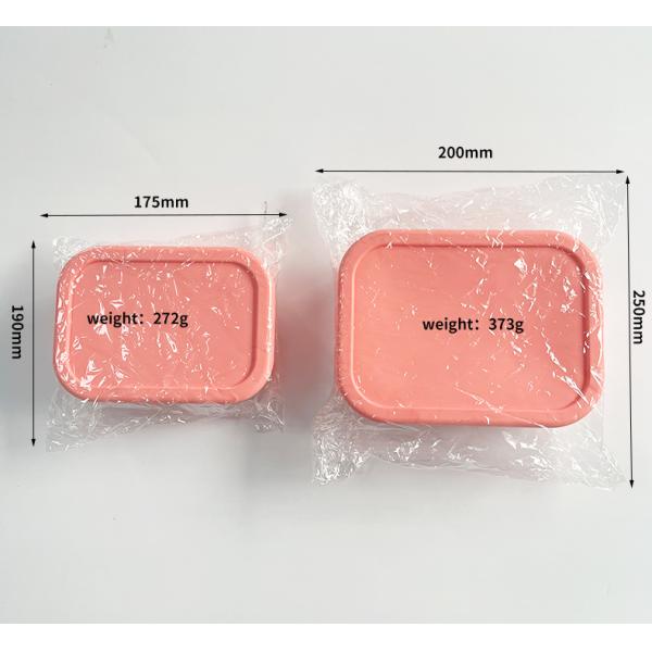 Freshness Preservation Food Grade Silicone Sealed Storage Box BPA Free Kids Bento Box