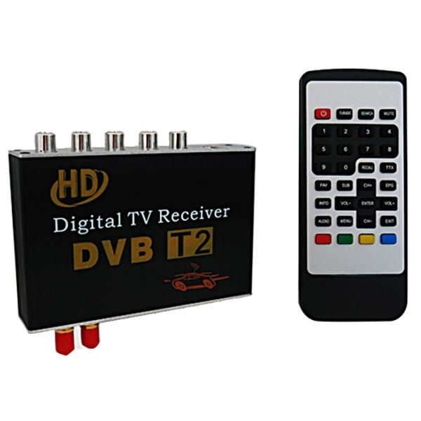 Display on car multimedia screen via AV input and controlled  DVB-T2 HD Receiver from our Digital TV box DVB-T2718