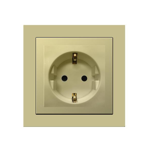 Soquete da corrente elétrica de Schuko, soquete 86mm da tomada de dois furos 4 coligados