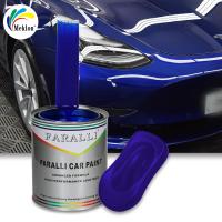 La peinture métallique bleu profond qui correspond à la couleur d'origine de l'usine pour la peinture de voiture