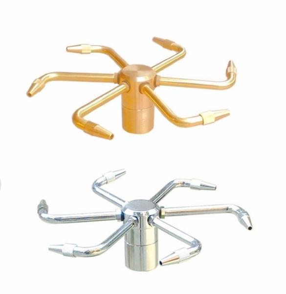 Brass Rotating Fountain Jet  Nozzle Water Fountain Spray Heads Pond Fountain Nozzles
