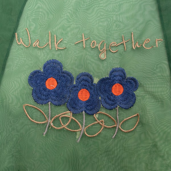 Вышитая сумка Бреатабле ультра светлое Эко подарка Органца плеча дружелюбное