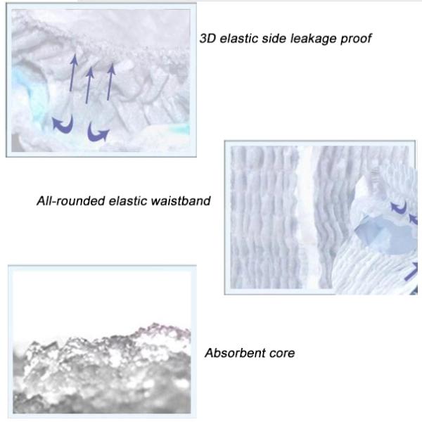 Мягкая тяга вверх по пеленкам для малышей, тяга пусковой площадки ворсистого младенца ОЭМ вверх по нижнему белью