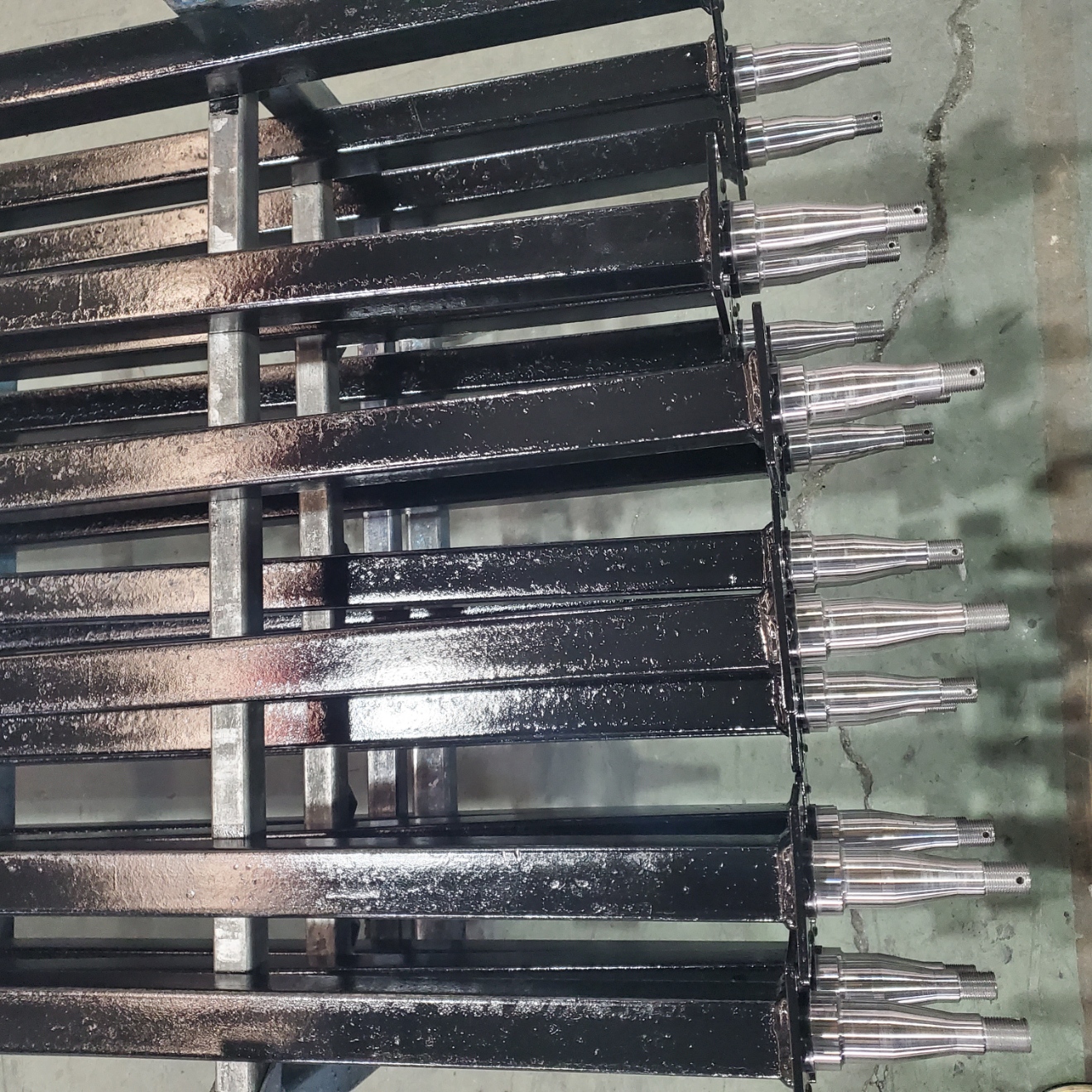 цапфы трейлера 2000-2800kg 45MM длина квадратной прямой изготовленная на заказ