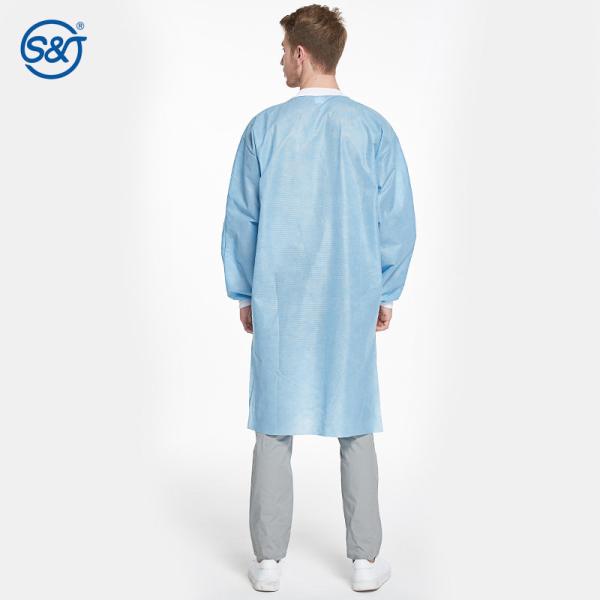 OEM wholesale laboratory doctor uniform lab coat non woven sms disposable lab coats medical