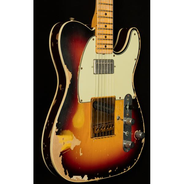 Custom Shop handmade Limited Edition relic version Tele Electric Guitar,Sunburst make old tl guitar