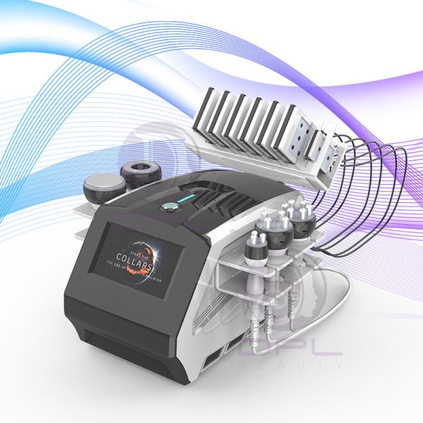 DPL 6 in 1 80K radio frequency fat lipo 40k 40khz laser slimming cellulite portable rf vacuum system cavitation machine
