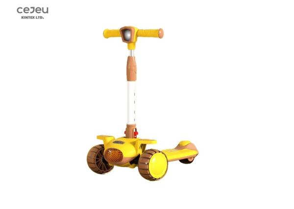 Flashing PU 3 Wheels Scooters For Kids Children 3 - 8 Years Boys Girls
