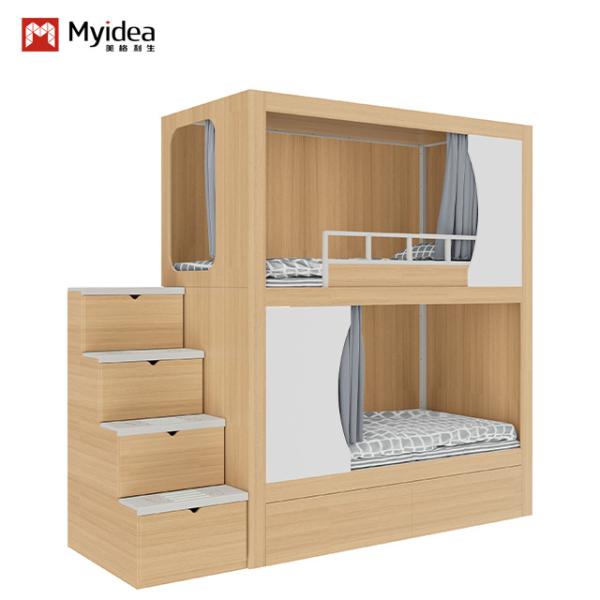 Single Capsule Pod Twin Loft School Dormitory Bunk Bed