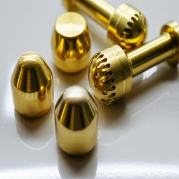 Precisión CNC piezas de acero inoxidable ± 0.01mm Tolerancia PVD Oro