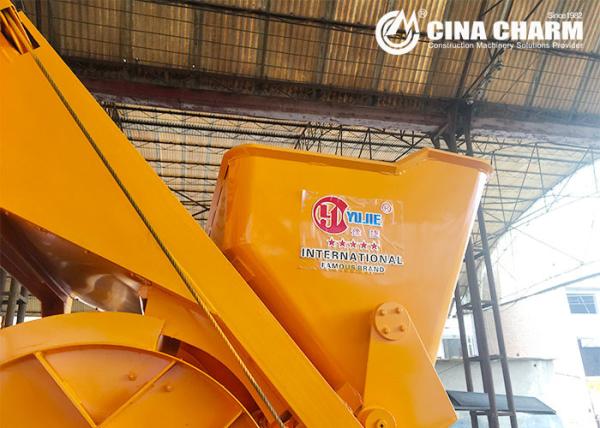 1.8T Portable Cement Mixer , Hydraulic Mixer Machine With 14m3/H Capacity