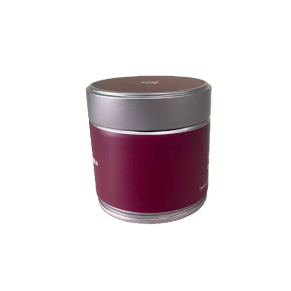 50g - 60g D73 X H73mm Airtight Tin Cans Matcha Tea Powder Tinplate Round Jar Metal Cans