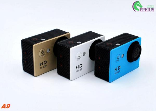 900mAh Battery 1080P HD Action Camera Underwater 30M H.264 HDMI A9 140° Wide Angle Lens