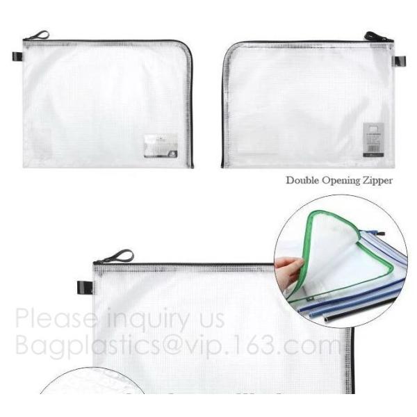 Office Stationery Plastic Pp File Bag A4 Document Pouch B6 Zipper Wholesale File Folder Bag School Stationery Supplies,