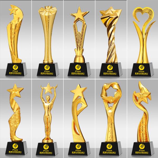 Boxing Match Award Golden Fist 9cm Resin Trophy Cup office decoration