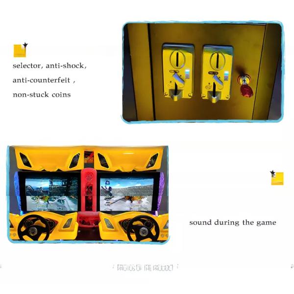 3D Video Outrun Racing Car Game Machine With Coin Operated Playing Attractive