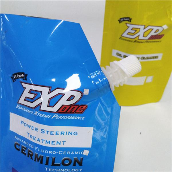 Recyclable Beverage Drinking  Spout Packaging Bags Plastic Liquid Pouch