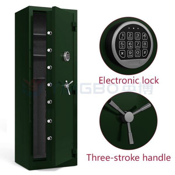 Fire Prevention Led Light Safe Gun Safe Box  Smart For Secure Storage Gun Rack Safe