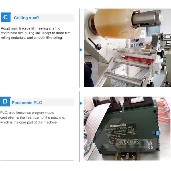 Custom High Speed Automatic Pillow Packing Machine For Laundry Soap Cosmetic Products