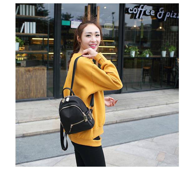2017 New Waterproof Nylon Double Shoulder Bag Women's Fashion Street Oxford Cloth Backpack