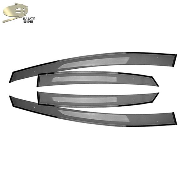 PMMA Injection Truck Window Vent Shades Dark Smoke  For Toyota Prius 2009-2015