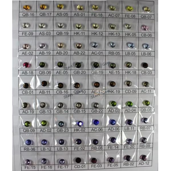 8*12 мм Цветный мойсанит Овальный Кровь Красный Кристальный Стекло Мойсанит для обручальных колец