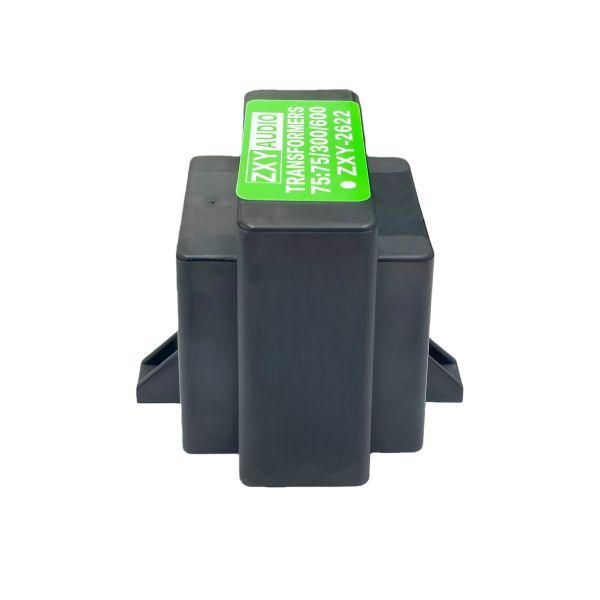 Customized Silicon Steel Core Audio Transformer with 75:75/300/600 Impedance Ratio and High Efficiency for Signal Isolation