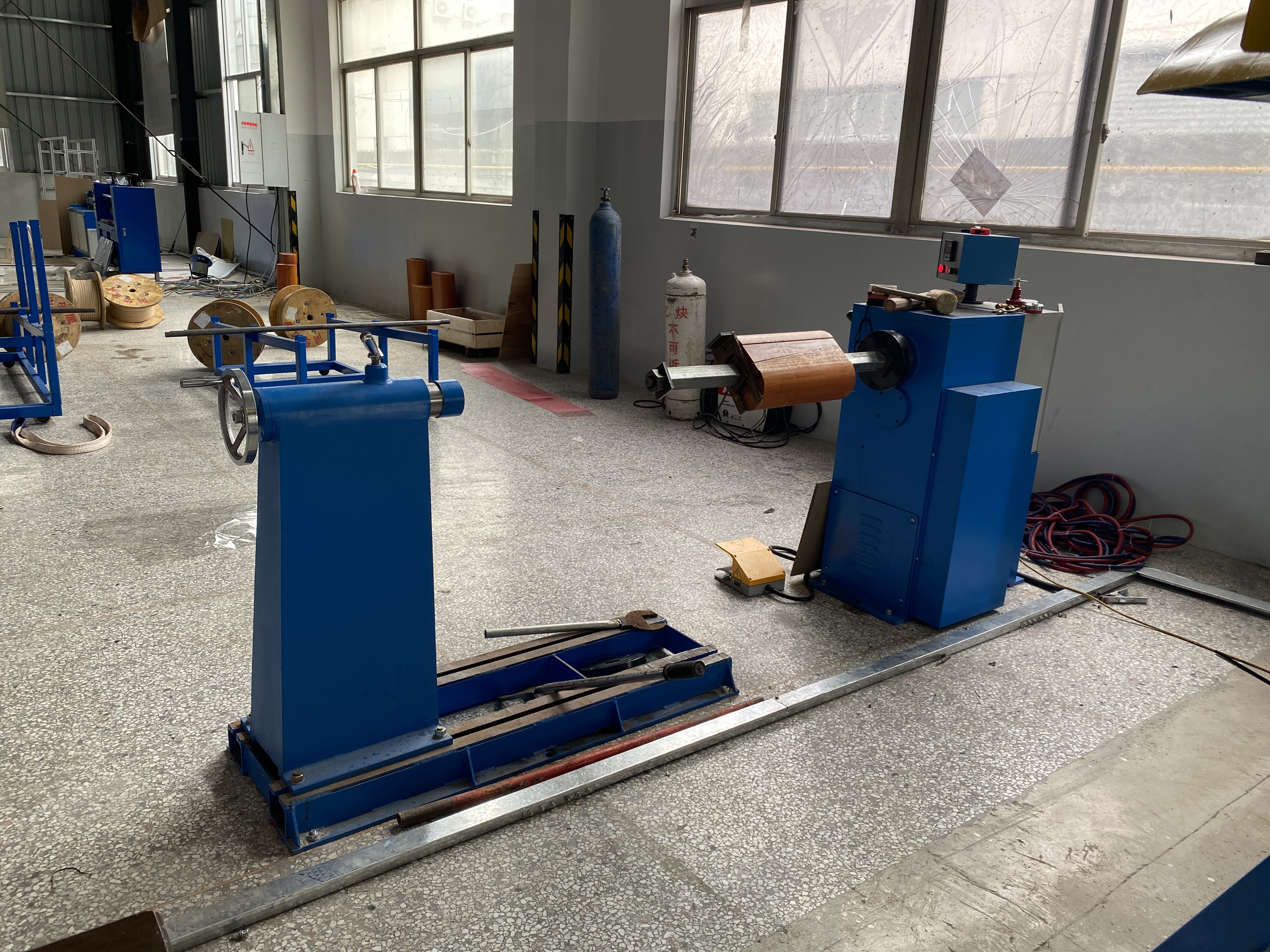 Oil Immersed Transformer Coil Winding Machine 5000kVA Three Phase PLC Control