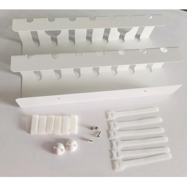 Домой Электрический проволочный организатор Поднос для управления стальной проволокой Металлический тип литой железной стойки