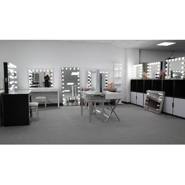 OEM Durable Dressing Room Illuminated Cosmetic Beauty Vanity Mirror with LED Lights