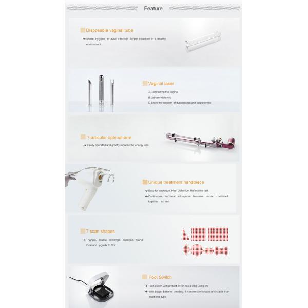 3 Systems Co2 Fractional Laser Machine 10600nm Wavelength For Wrinkle Removal