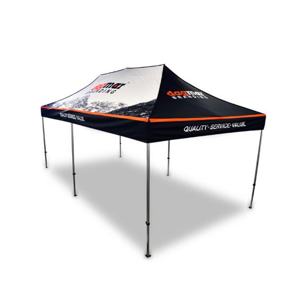 Free Printing Trade Show Canopy Tent , Commercial Canopy Tent Full Aluminum Tent Frame