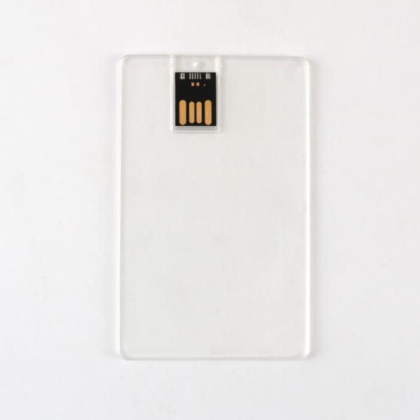 Тело мини памяти USB карты обломоков UDP прозрачное с печатью на бумажном стикере